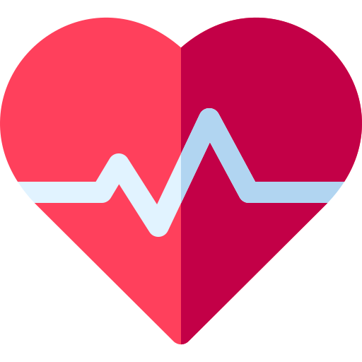 Heart representing web design for healthcare providers.