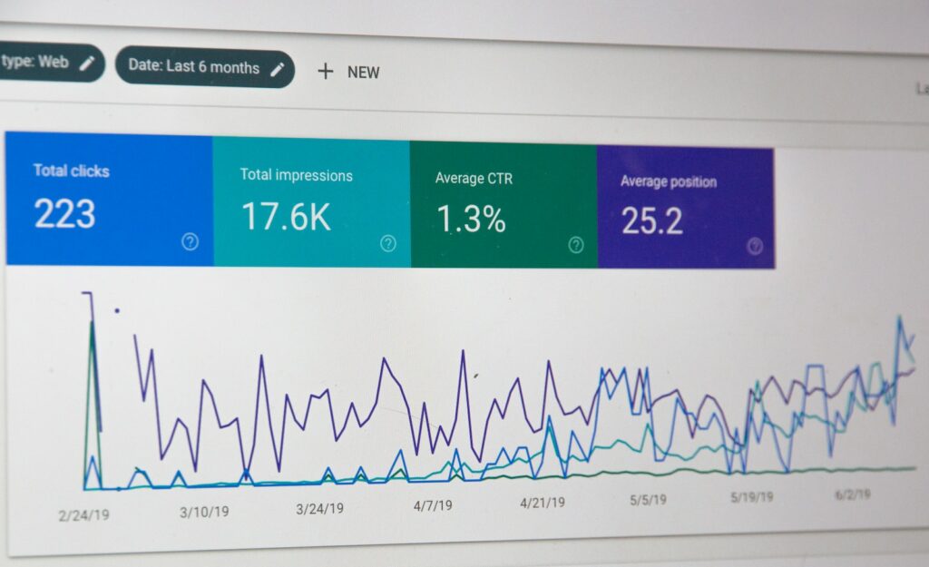 A law firm using search engine optimization to increase their visibility in search engines - monitor screen shot, actual results, real client results.